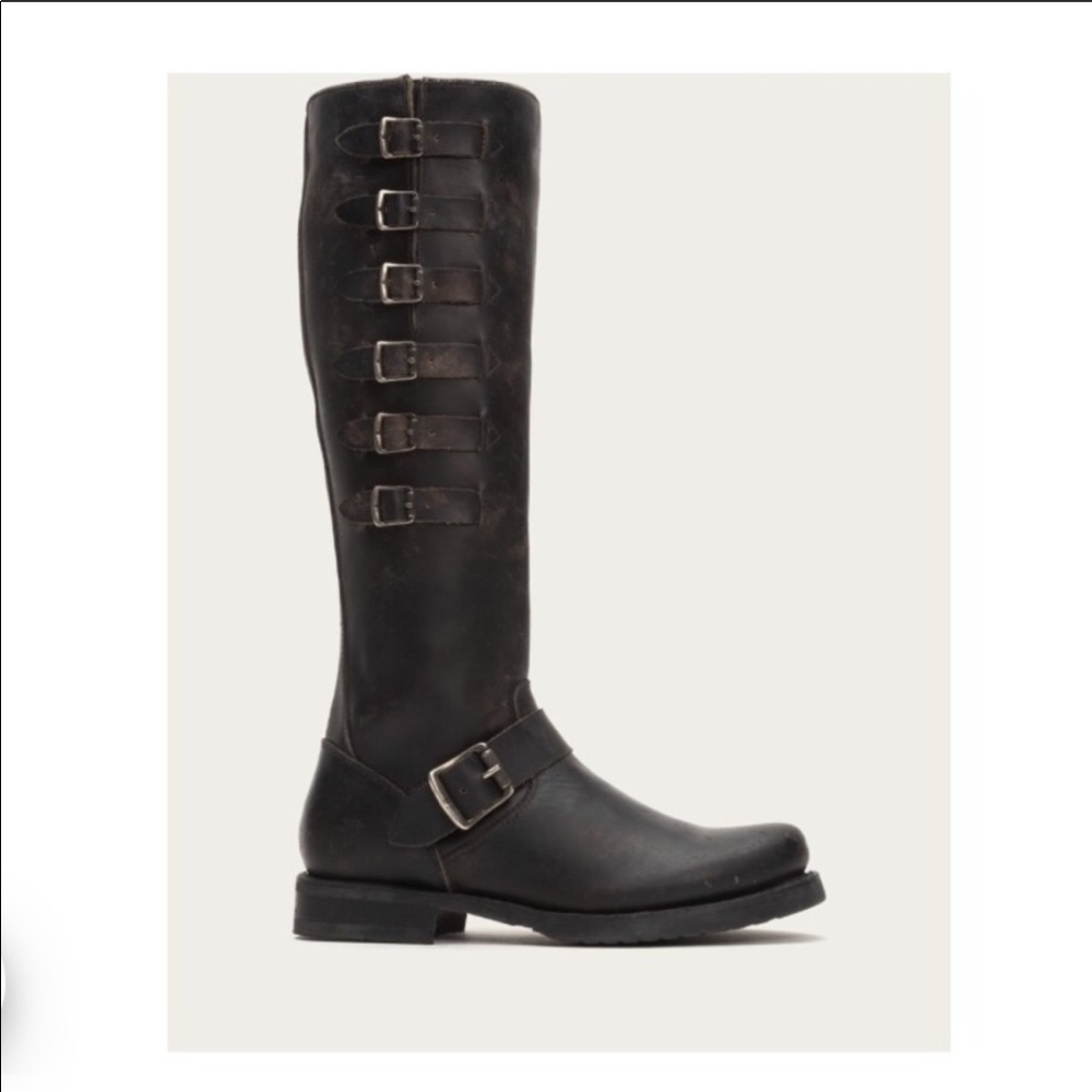 Frye Veronica Buckled Tall Boots